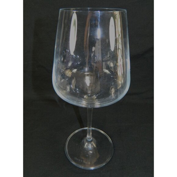 Villeroy & Boch Crystal Wine Glass Etched Signed Red Wine 8.5" - Picture 2 of 9